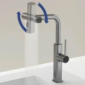Stainless Steel Multi-functional Waterfall Kitchen Faucet