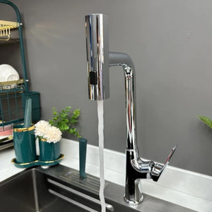 Stainless Steel Multi-functional Waterfall Kitchen Faucet